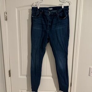 Good American Dark Blue Skinny Jeans